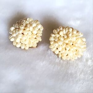 Antique 60's Clip on Earrings